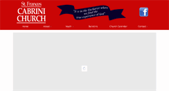Desktop Screenshot of cabrinichurch.com