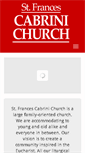Mobile Screenshot of cabrinichurch.com